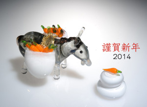 2014ロバ一匹年賀
